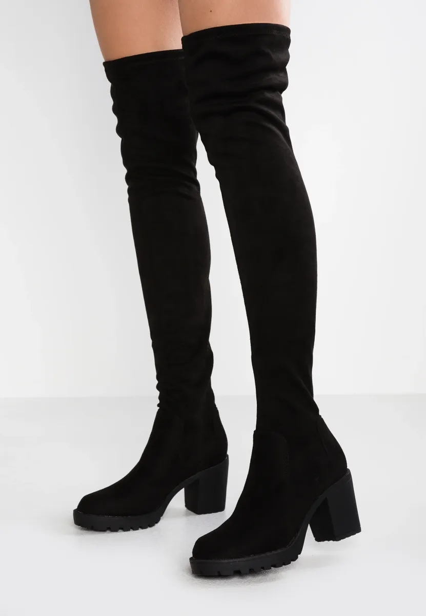 ONLBARBARA LONG SHAFT - Overknees - black