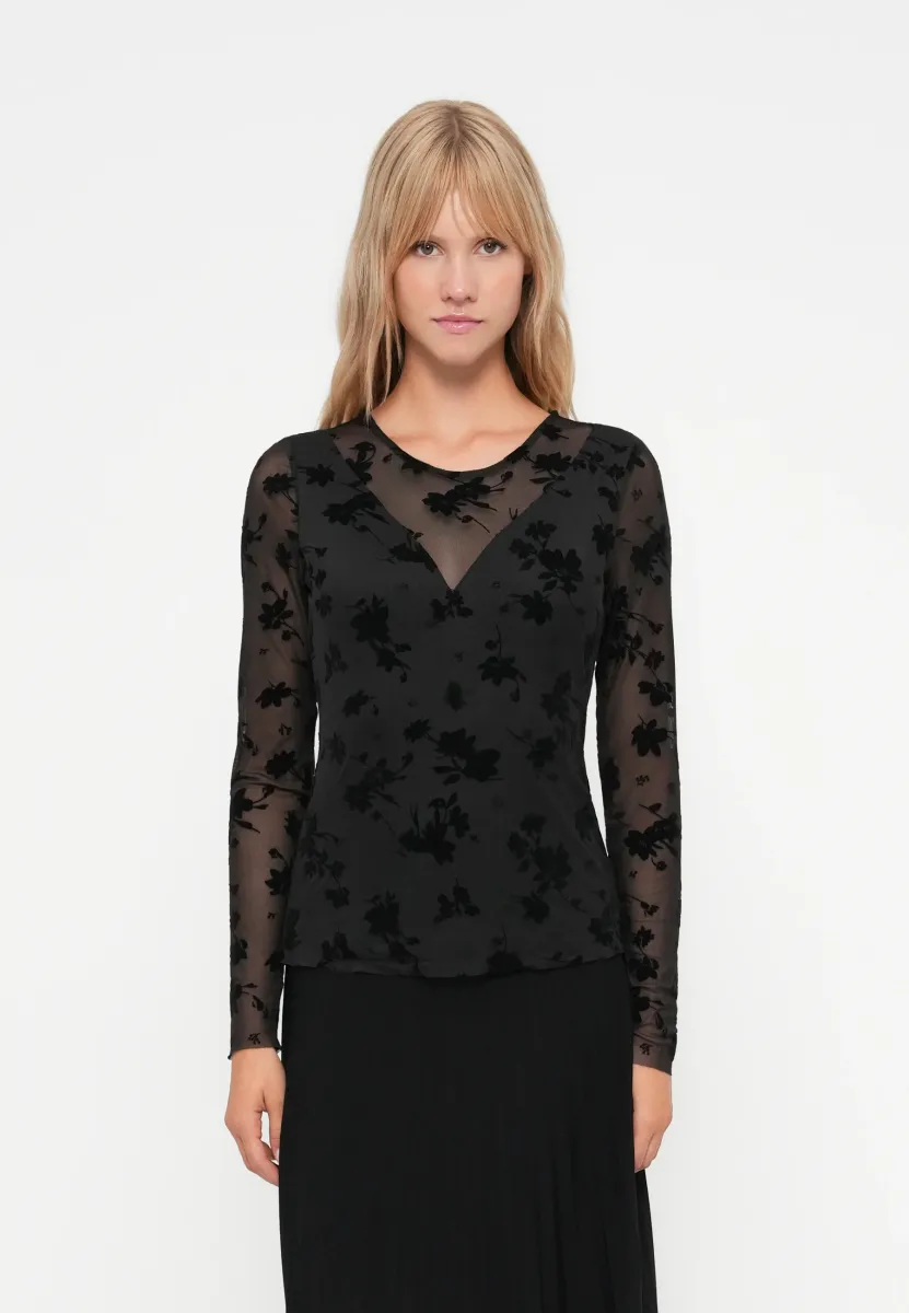 ONLBECKI  - Langarmshirt - black