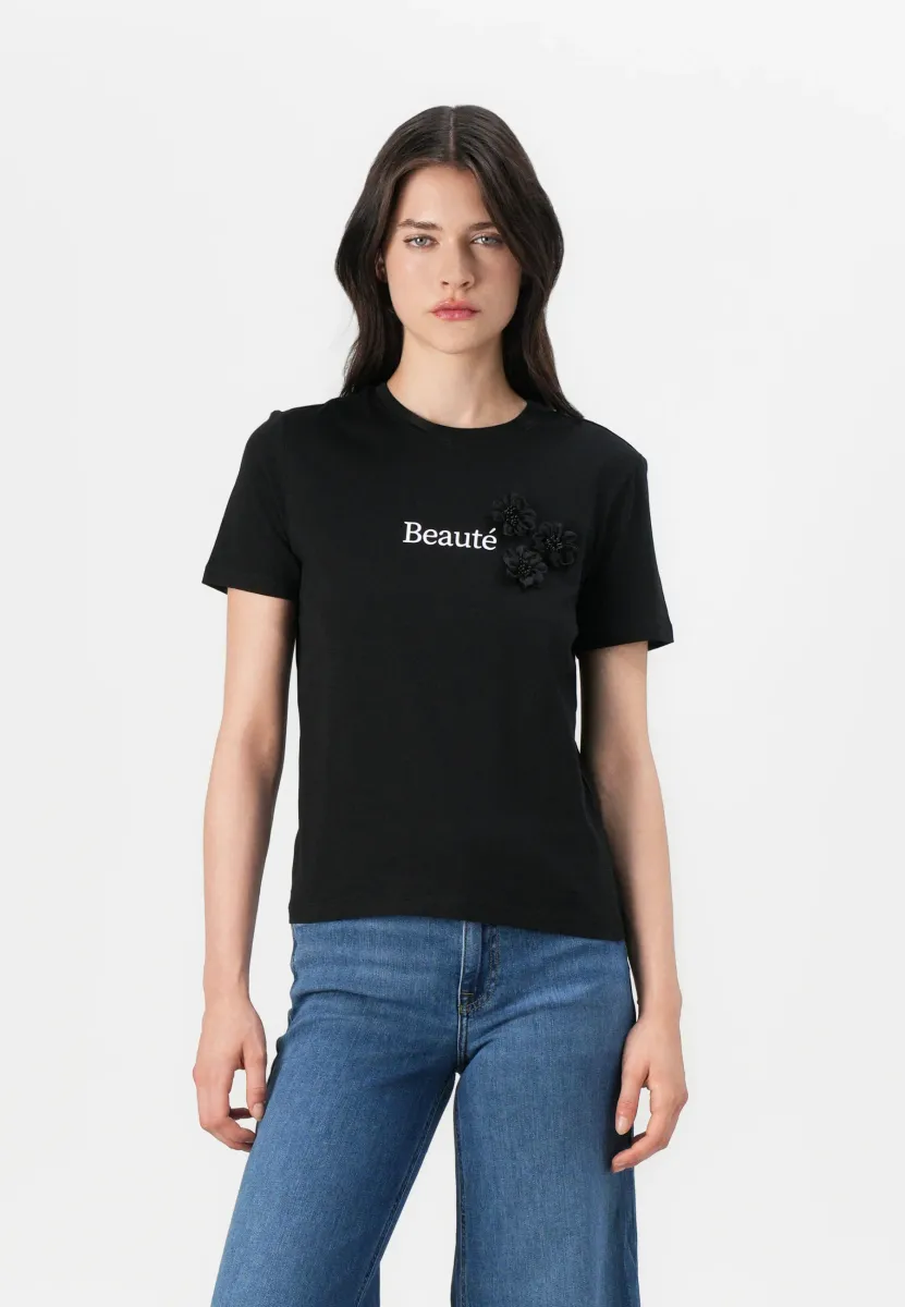 ONLBLOSSOM - T-Shirt print - black
