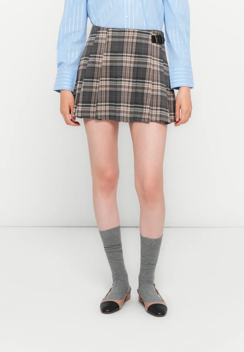 ONLBOLETTE SKIRT - Minirock - grey