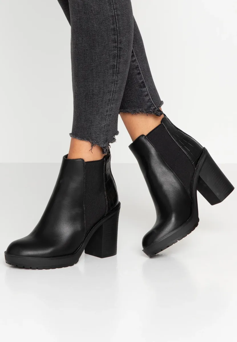 ONLBOO LOOP - High Heel Stiefelette - black