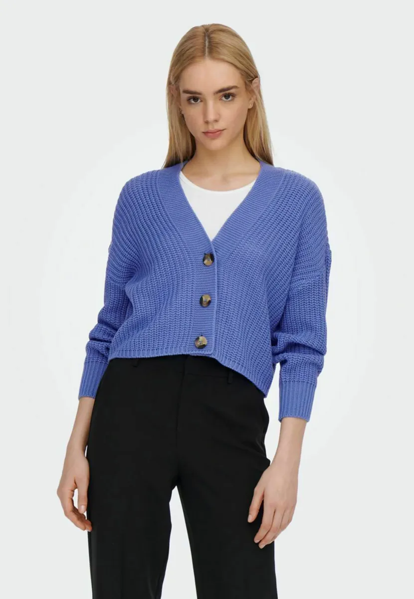 ONLCAROL NICE NOOS - Strickjacke - ultramarine