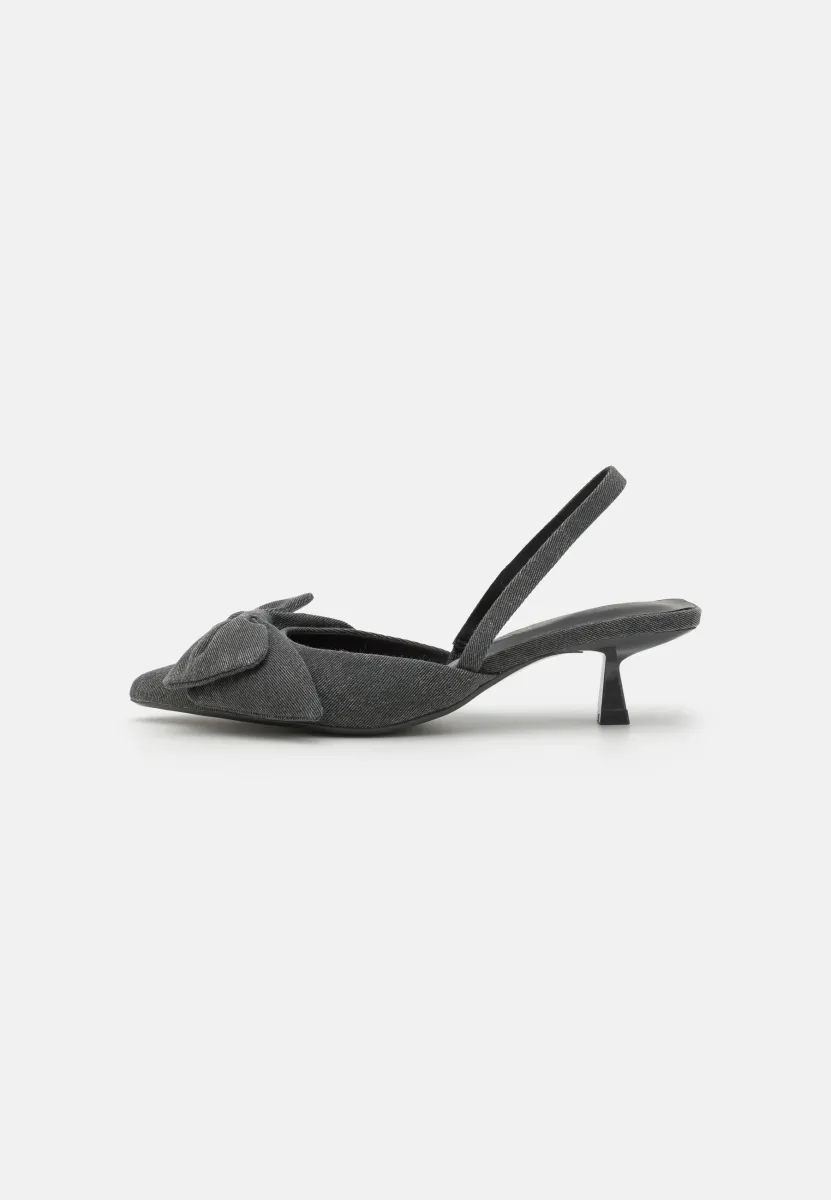 ONLCOCO BOW SLINGBACK  - Pumps - black denim