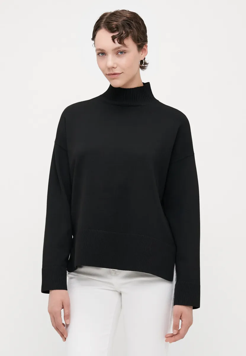 ONLCOCO LIFE HIGH NECK - Strickpullover - black