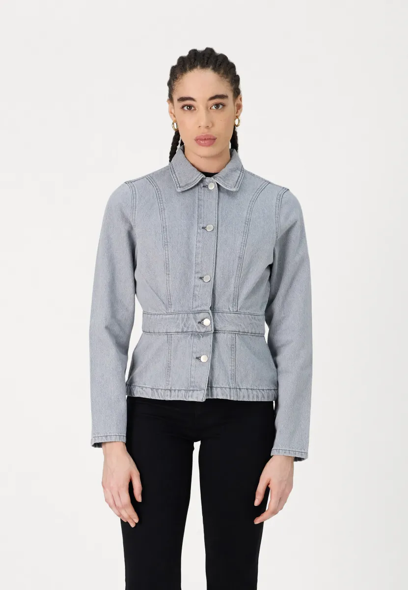 ONLDANA FITTED  - Jeansjacke - light grey denim