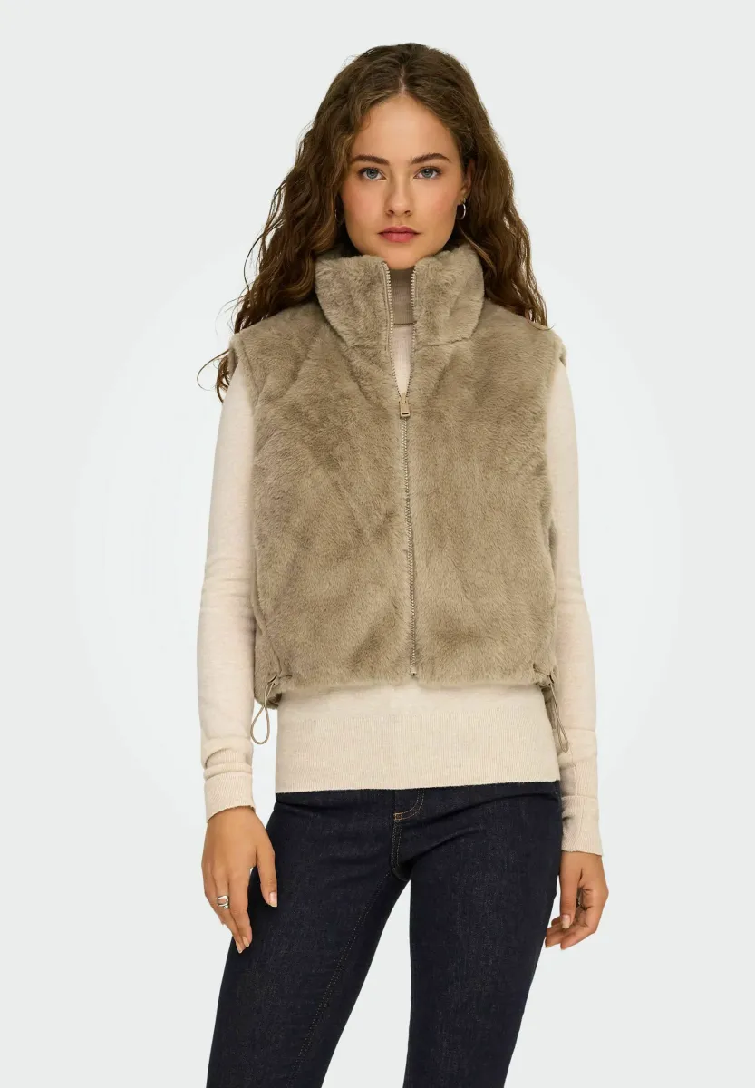 ONLDANA LIFE CC OTW - Weste - silver mink