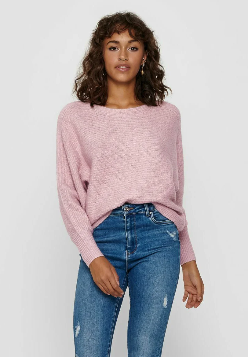 ONLDANIELLA L/S NOOS - Strickpullover - woodrose