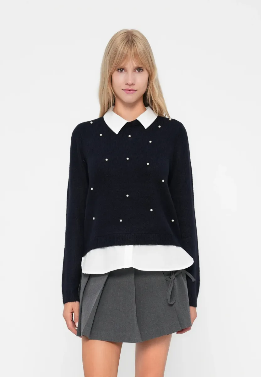 ONLDOLLY  - Strickpullover - night sky
