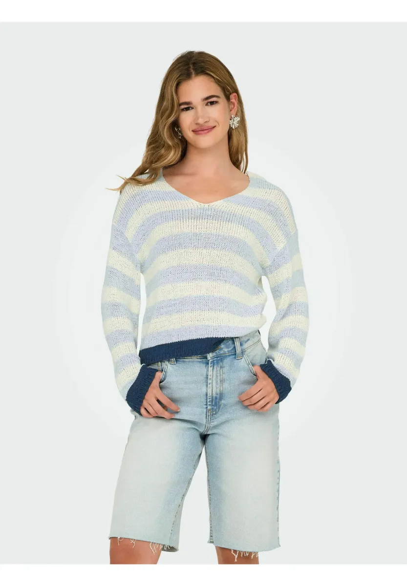ONLGEENA - Strickpullover - ballad blue