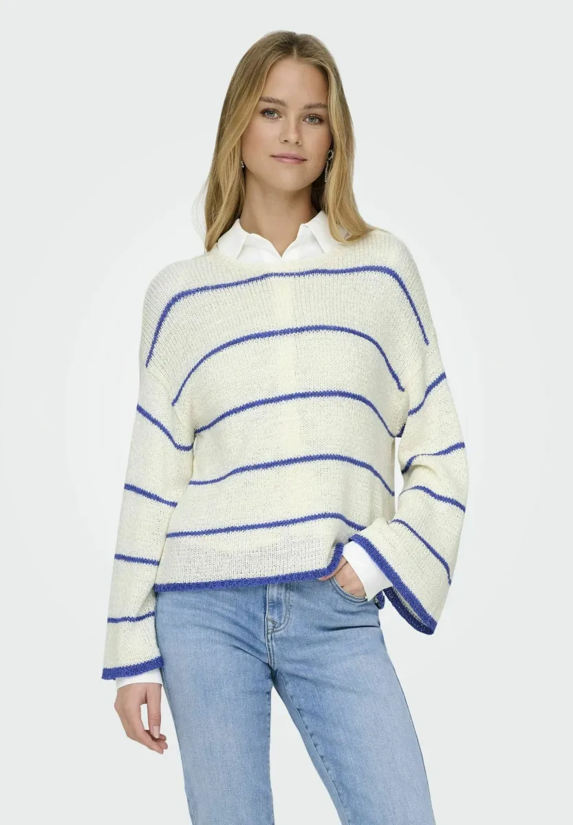 ONLGEENA - Strickpullover - cloud dancer
