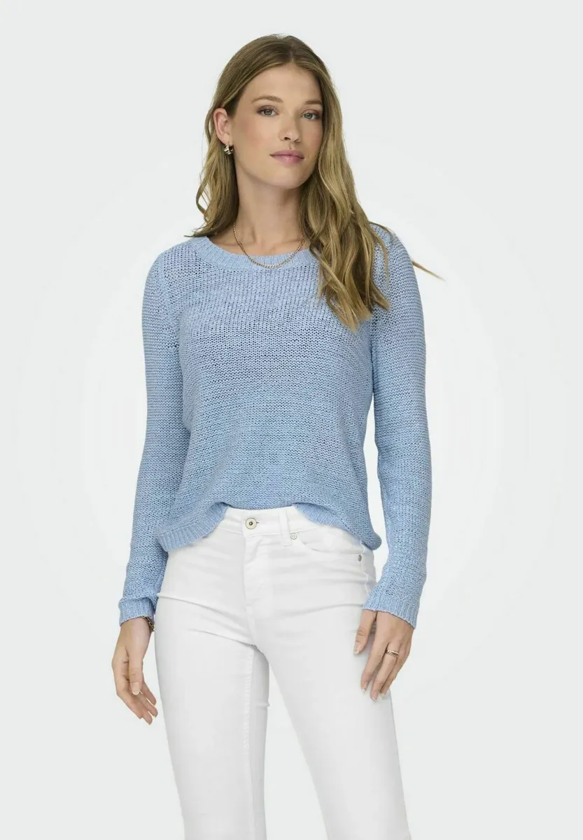 ONLGEENA XO NOOS - Strickpullover - clear sky