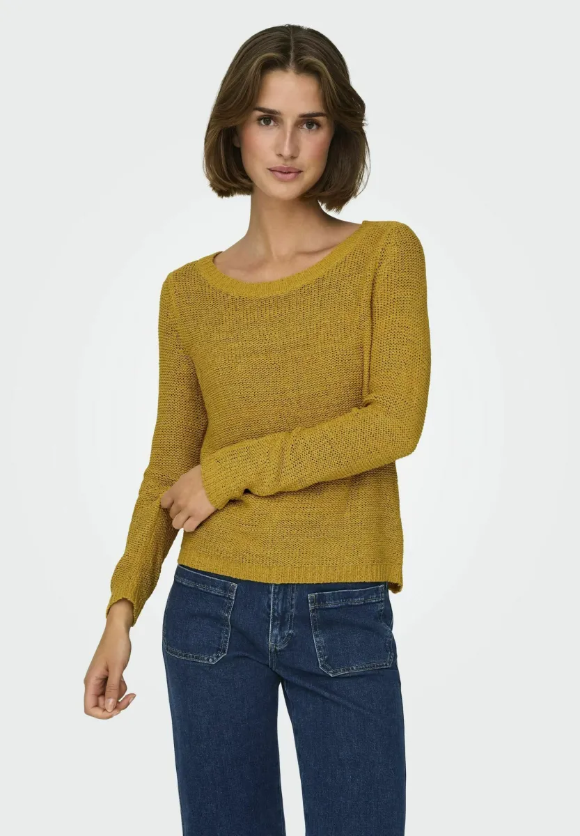 ONLGEENA XO NOOS - Strickpullover - golden spice