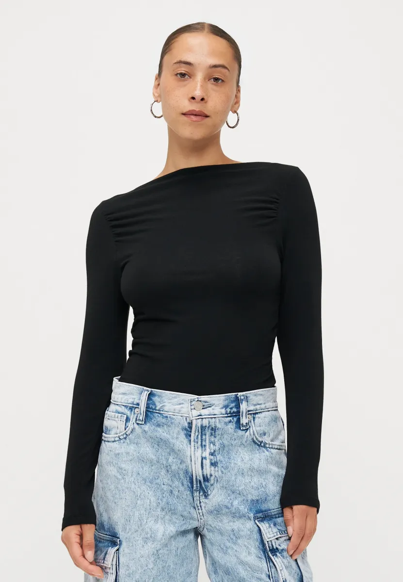 ONLGLAMOUR - Langarmshirt - black