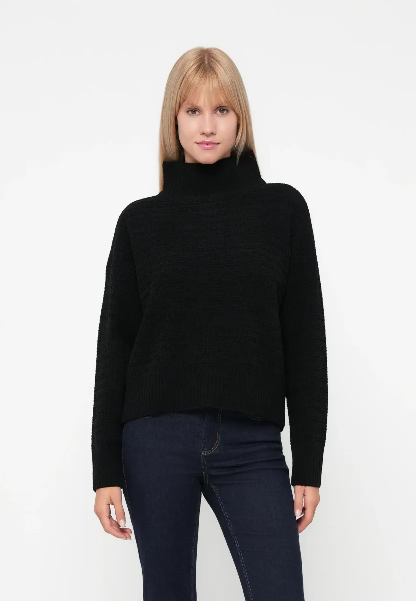 ONLGLOBE HIGH NECK  - Strickpullover - black