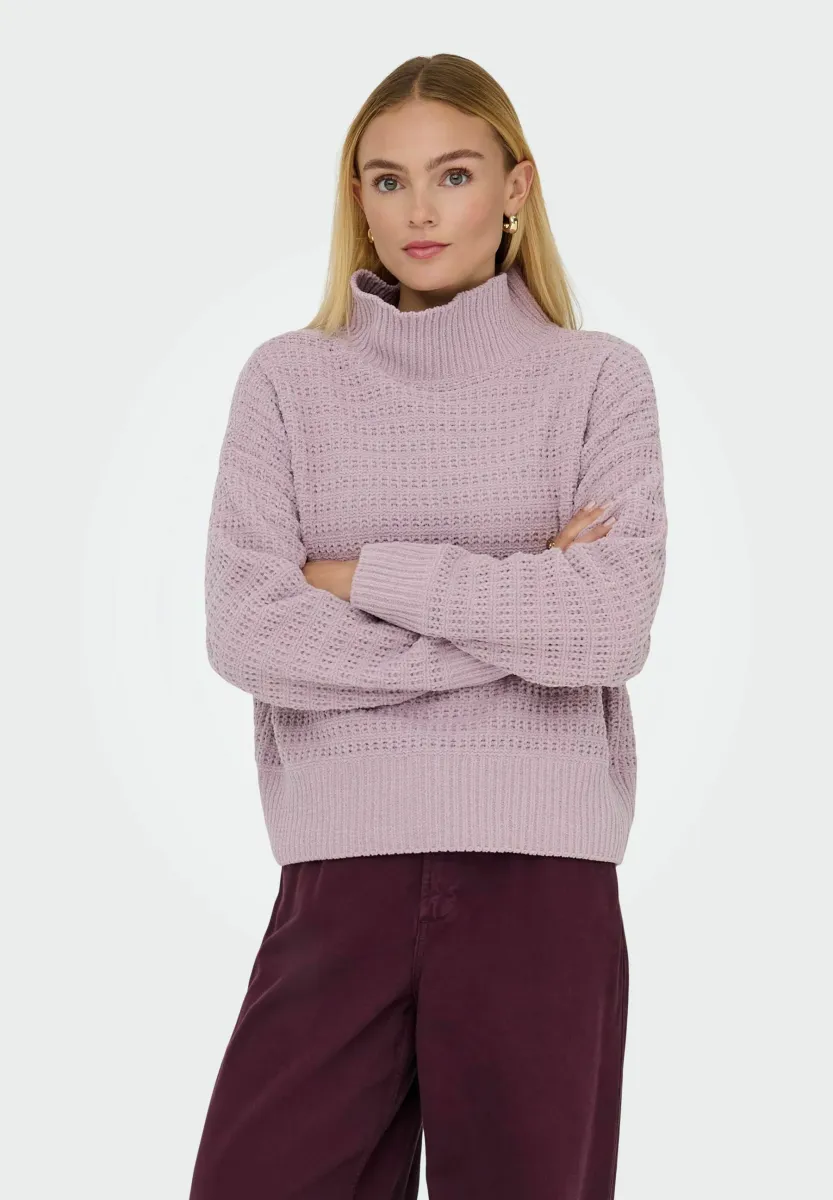 ONLGLOBE HIGH NECK  - Strickpullover - nirvana