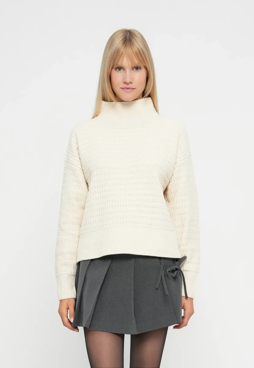 ONLGLOBE HIGH NECK  - Strickpullover - whitecap gray