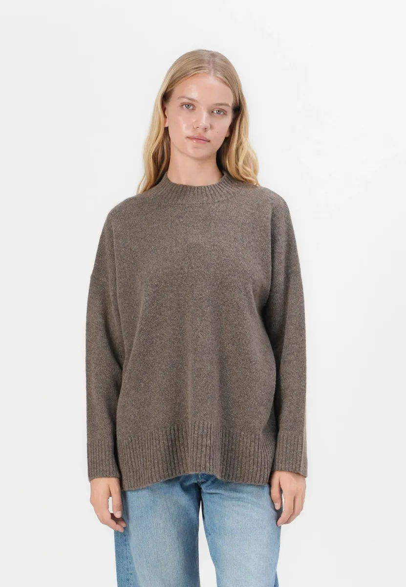 ONLHAZEL - Strickpullover - brown lentil