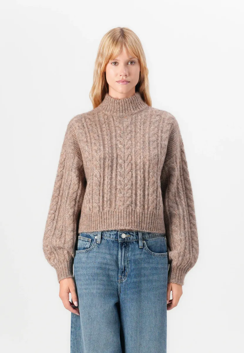 ONLIDA LIFE HIGH NECK  - Strickpullover - chestnut