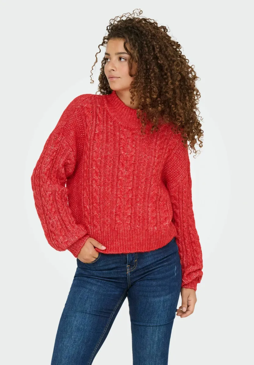 ONLIDA LIFE HIGH NECK  - Strickpullover - salsa