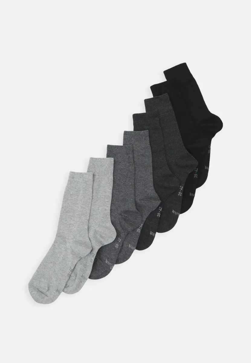 ONLINE BASIC UNISEX 8 PACK - Socken - black mix