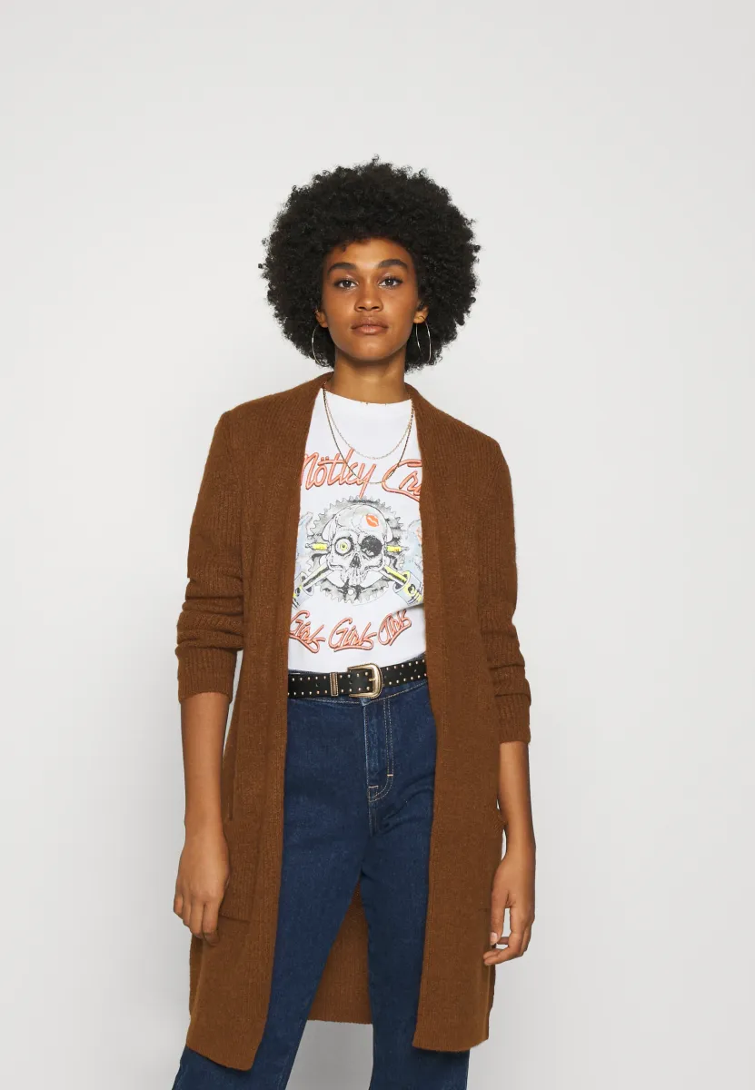 ONLJADE CARDIGAN - Strickjacke - ginger bread