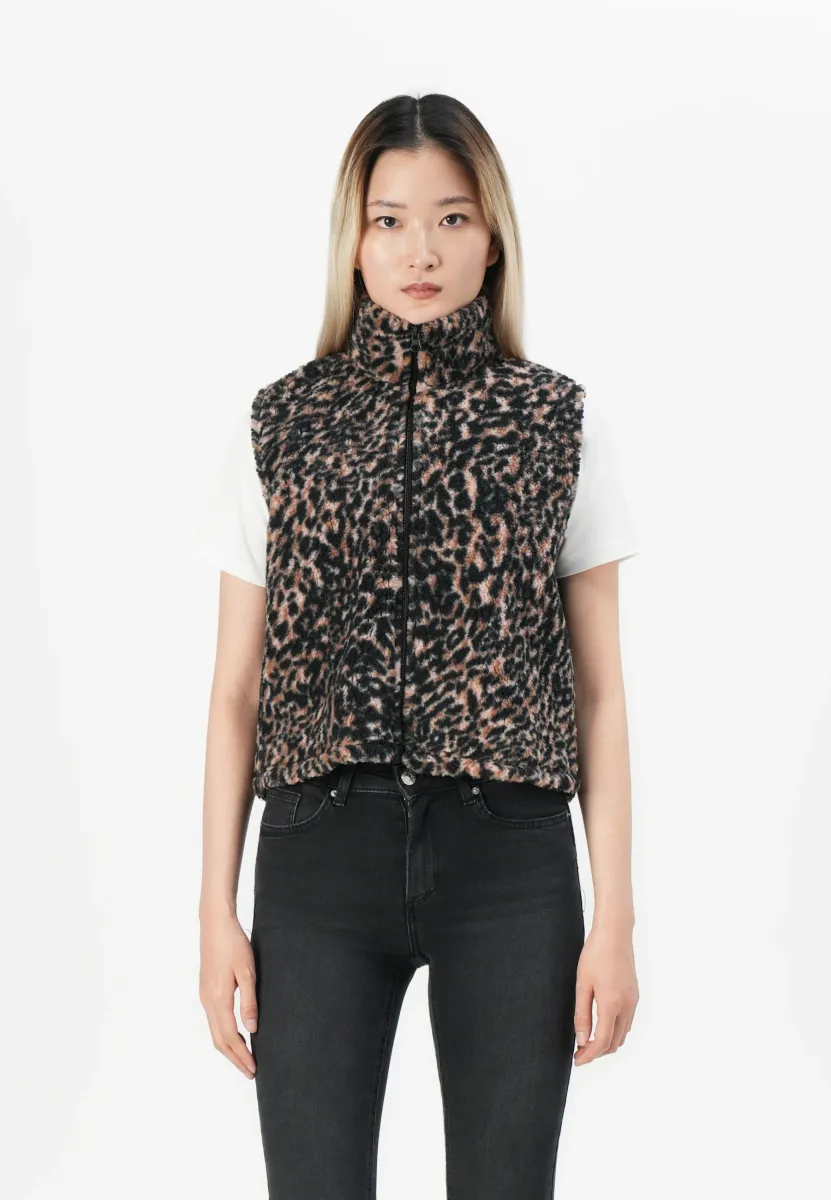 ONLLANA ZIP - Weste - black