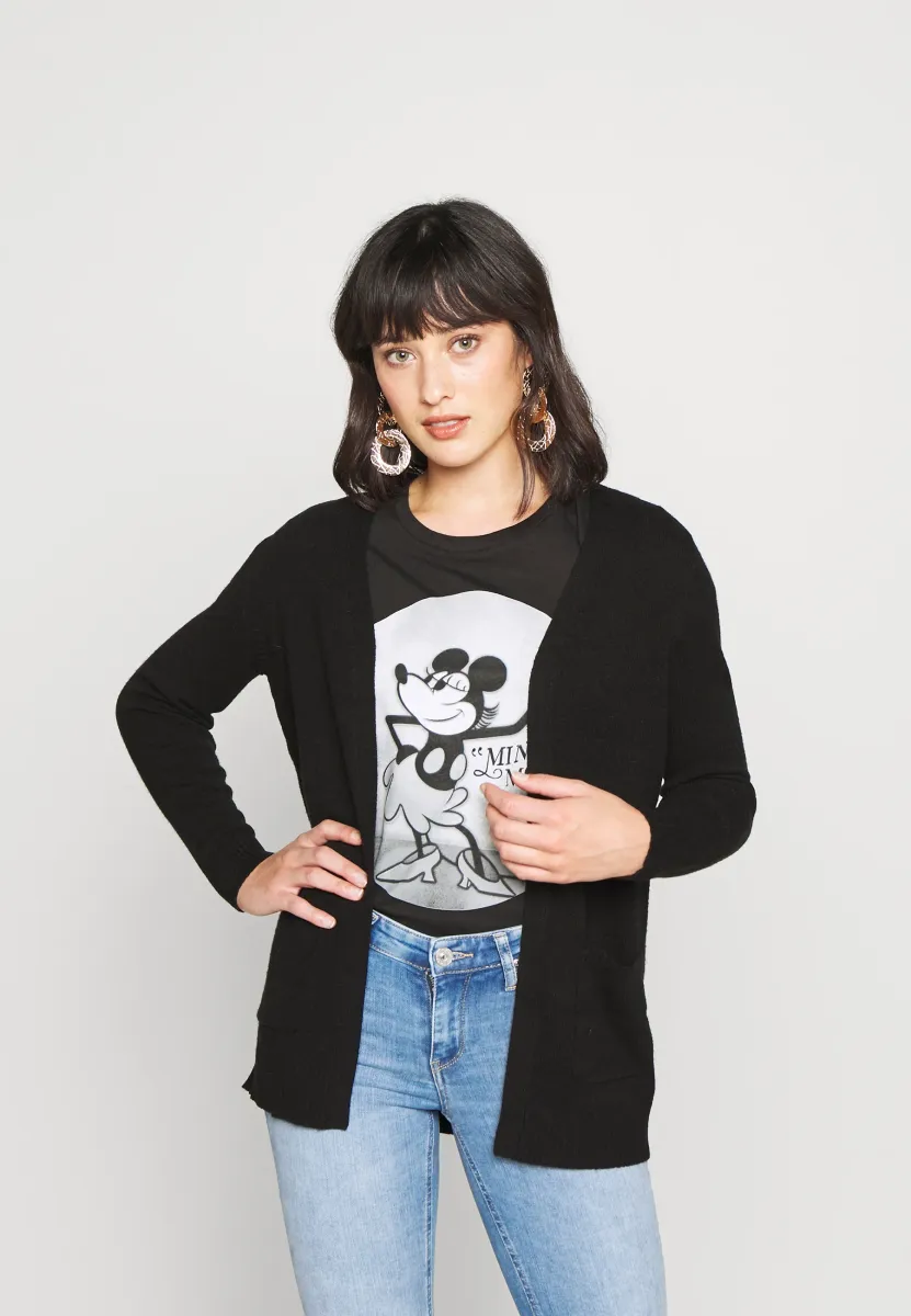 ONLLESLY OPEN CARDIGAN - Strickjacke - black