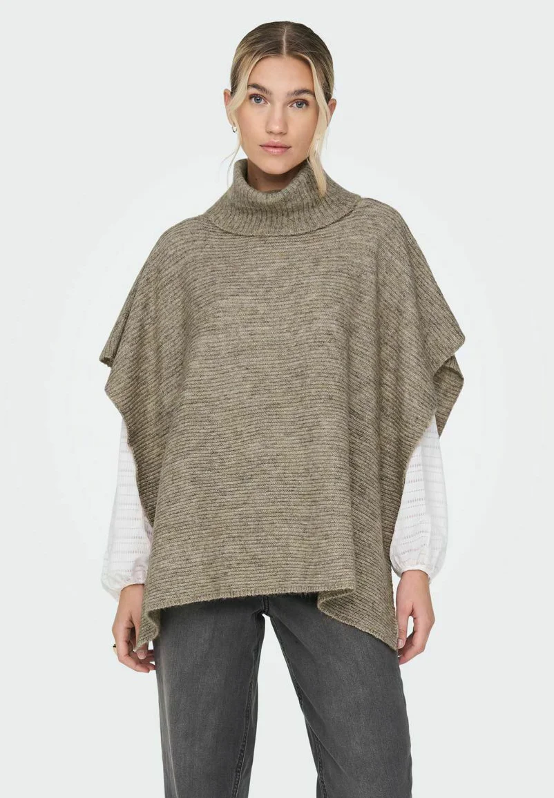 ONLLOVISA LIFE PONCHO - Cape - camel