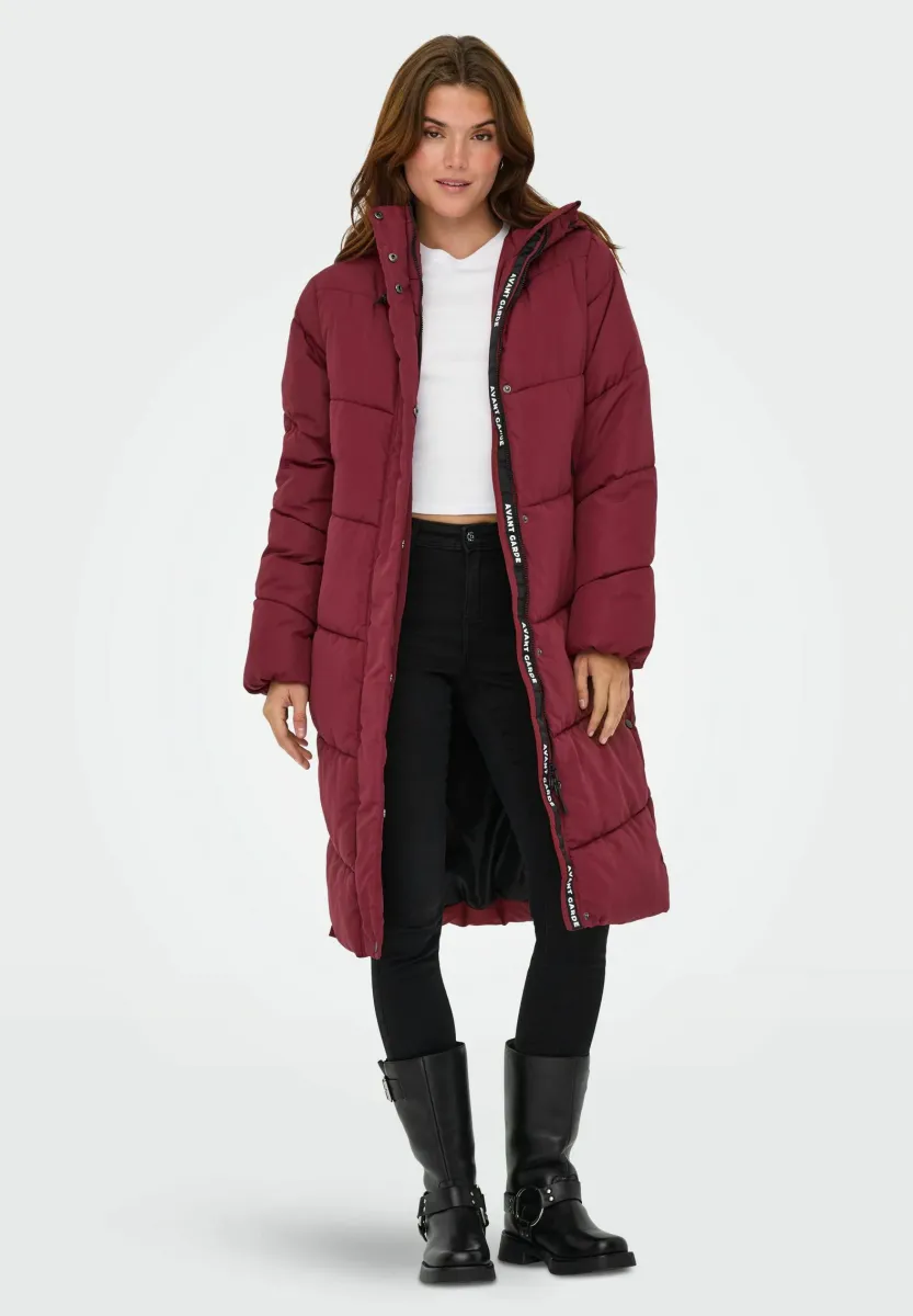 ONLMAGGI - Wintermantel - cabernet