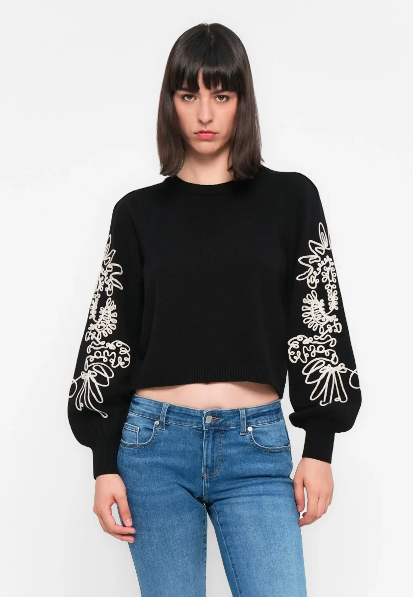ONLMAGNOLIA  - Strickpullover - black