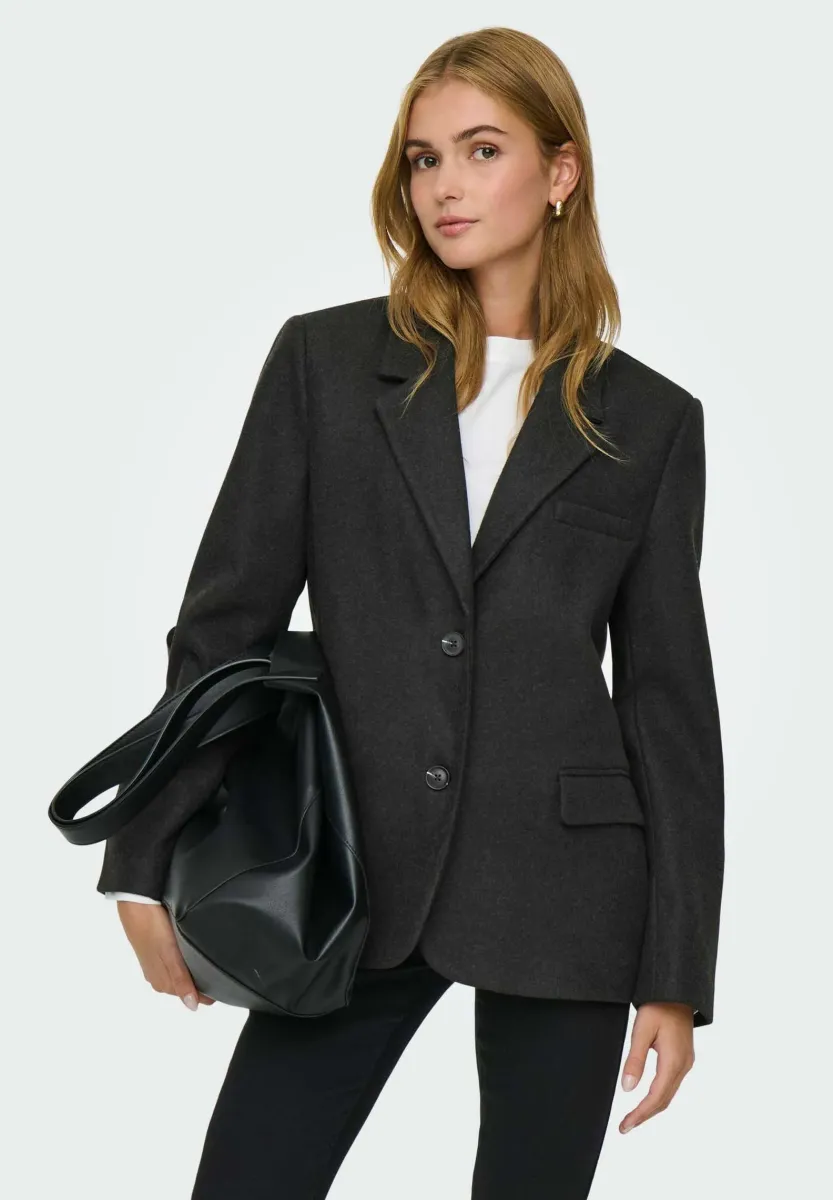 ONLMAIKA - Blazer - dark grey melange