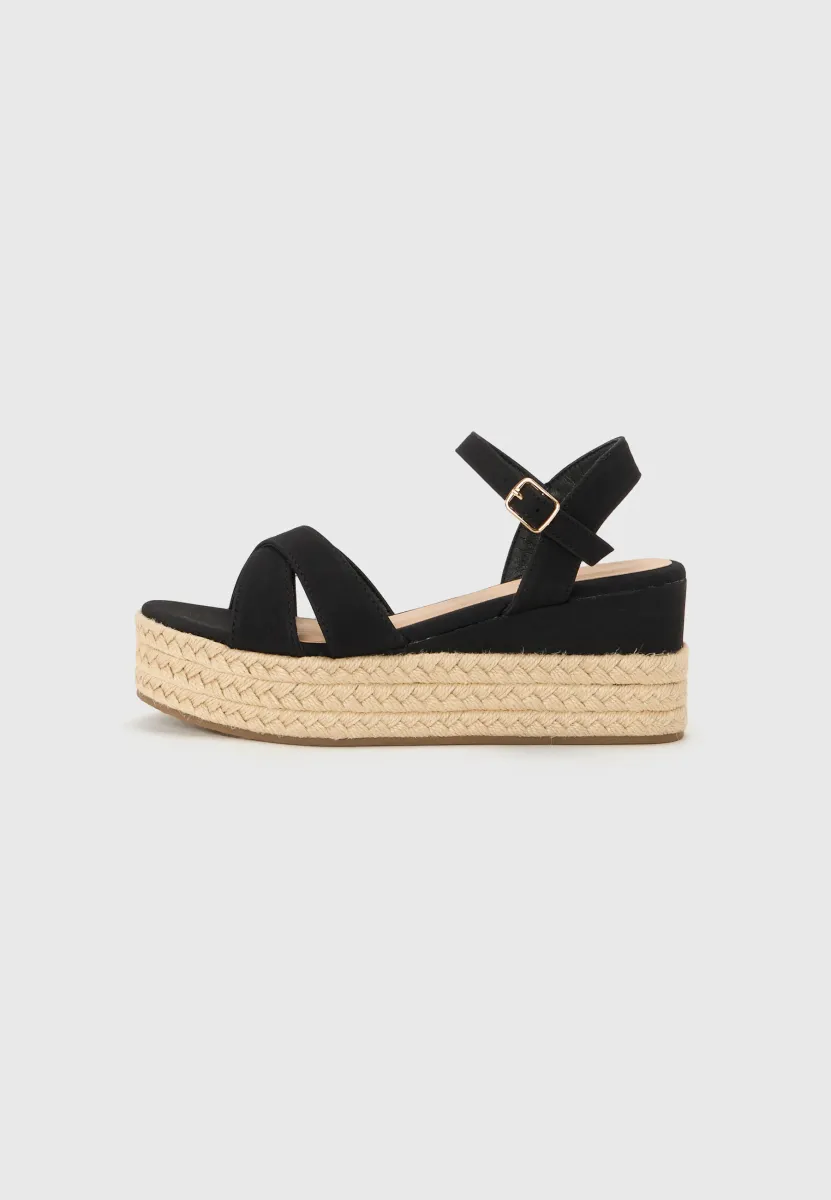 ONLMARCELA - Keilsandalette - black
