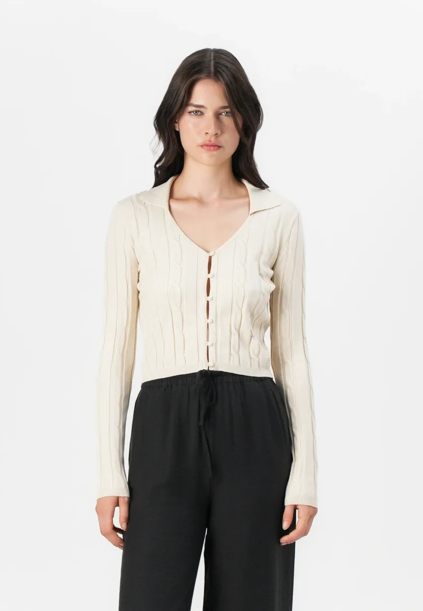 ONLMEDDI - Strickjacke - birch