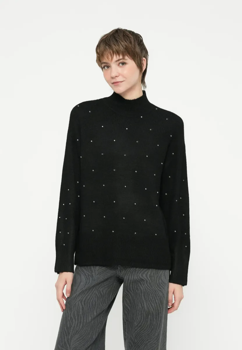 ONLOHIO HIGHNECK - Strickpullover - black