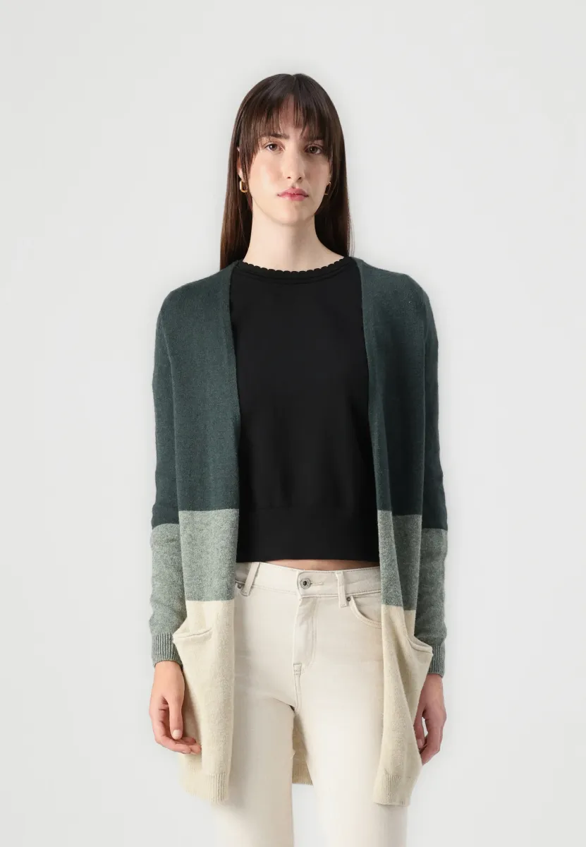 ONLQUEEN LONG CARDIGAN - Strickjacke - multicolor