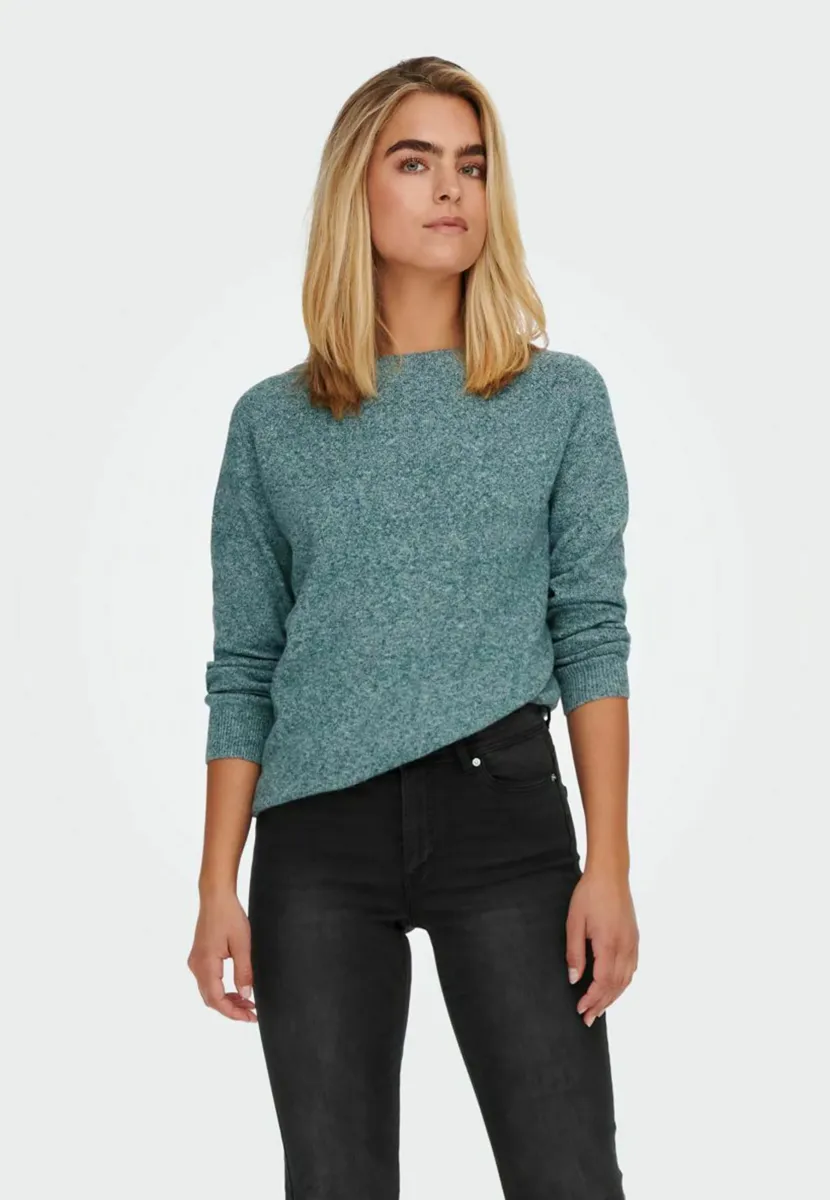 ONLRICA LIFE L/S NOOS - Strickpullover - sea moss