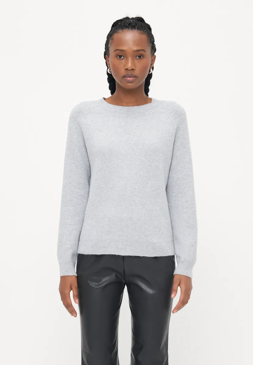 ONLRICA LIFE - Strickpullover - light grey melange