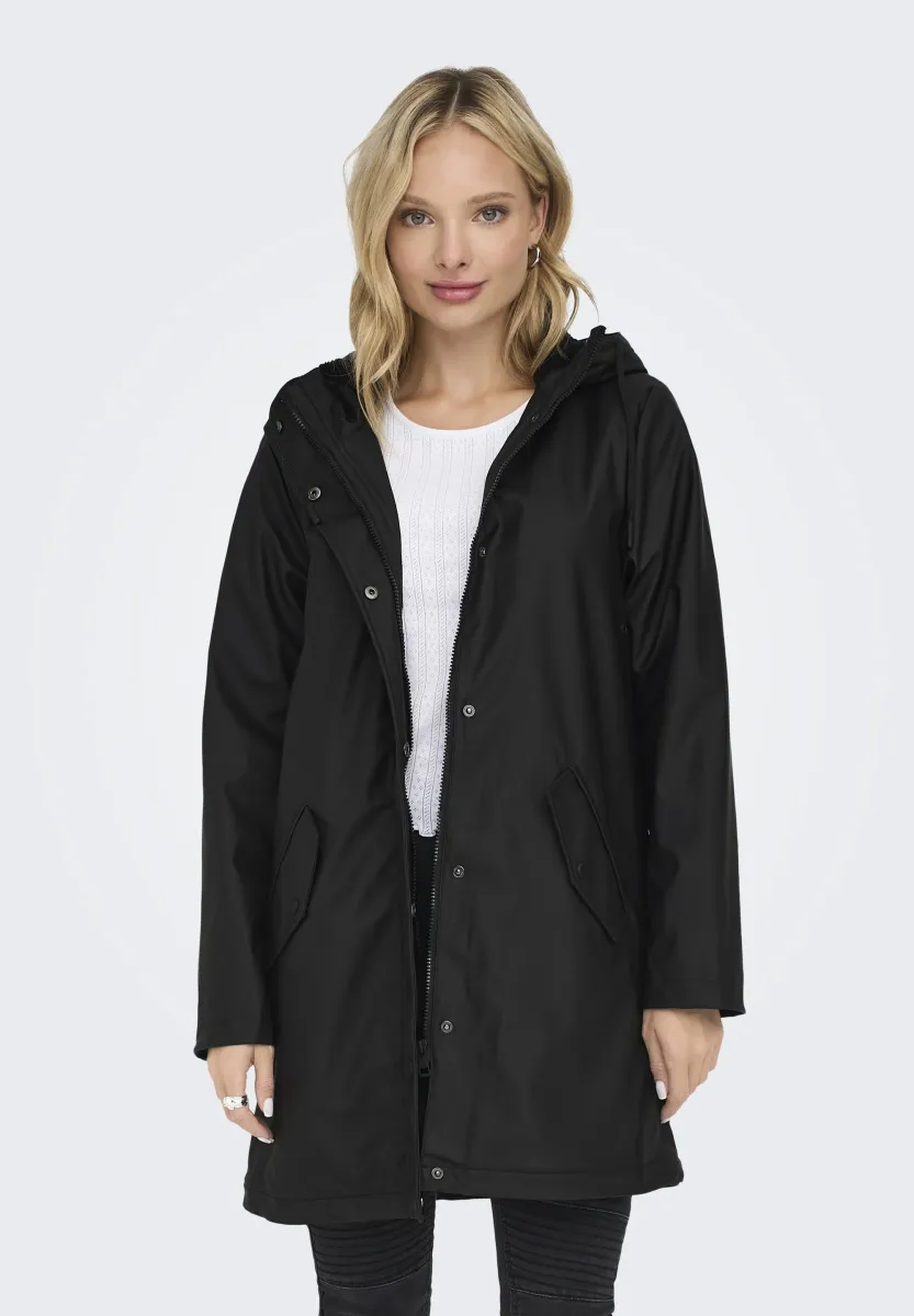 ONLSALLY RAINCOAT - Wintermantel - black