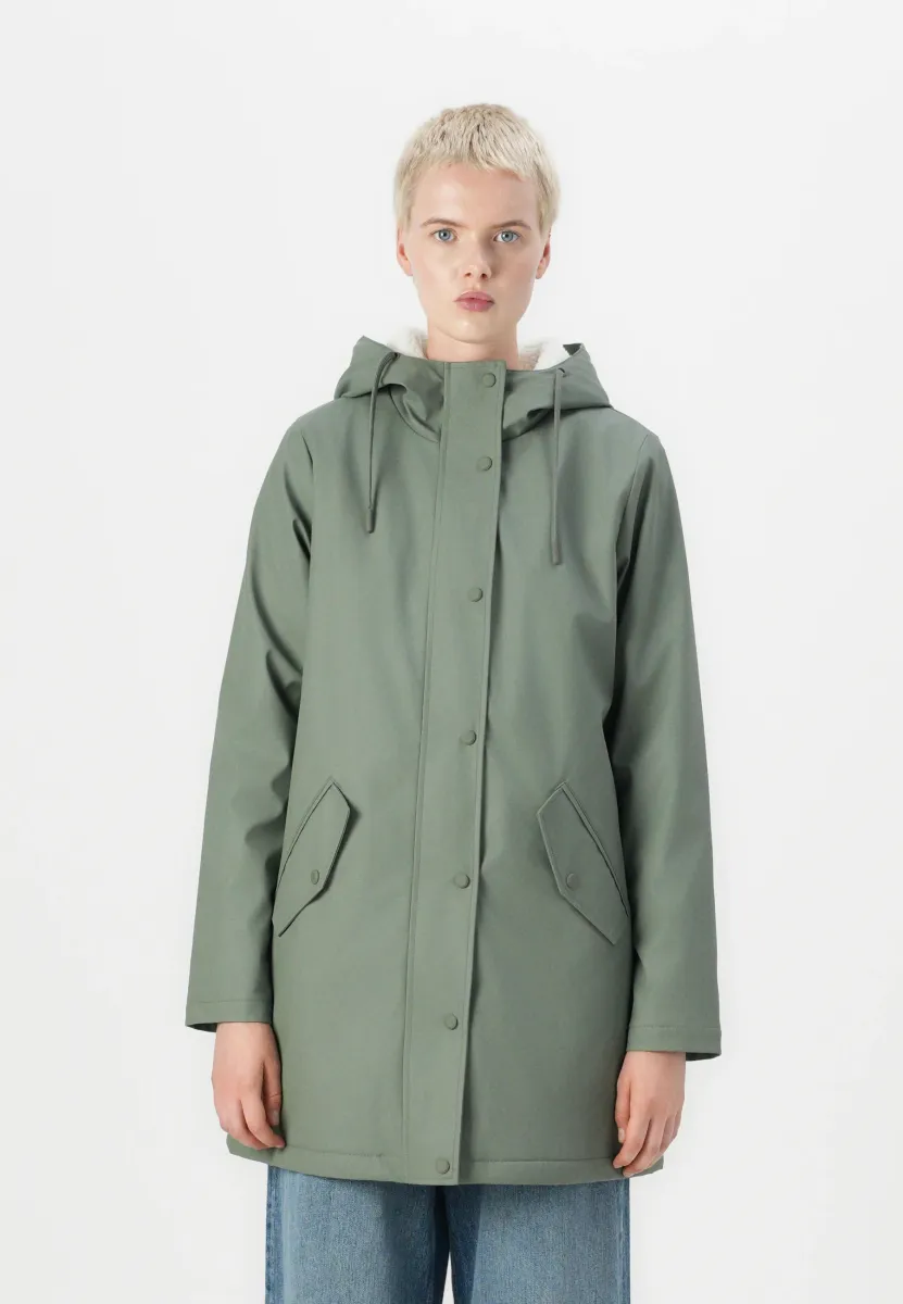 ONLSALLY RAINCOAT - Wintermantel - castor gray