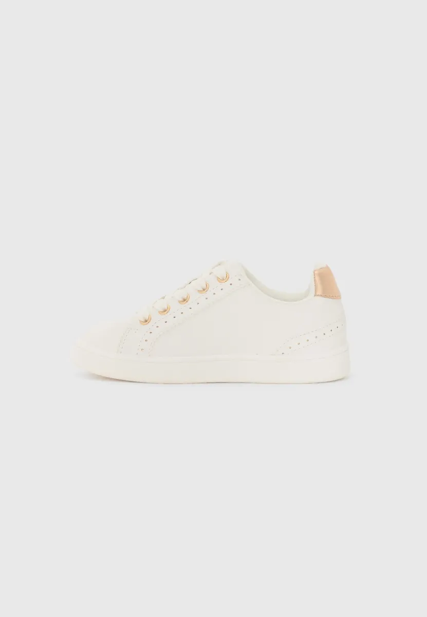 ONLSHILO - Sneaker low - white/rose gold-coloured