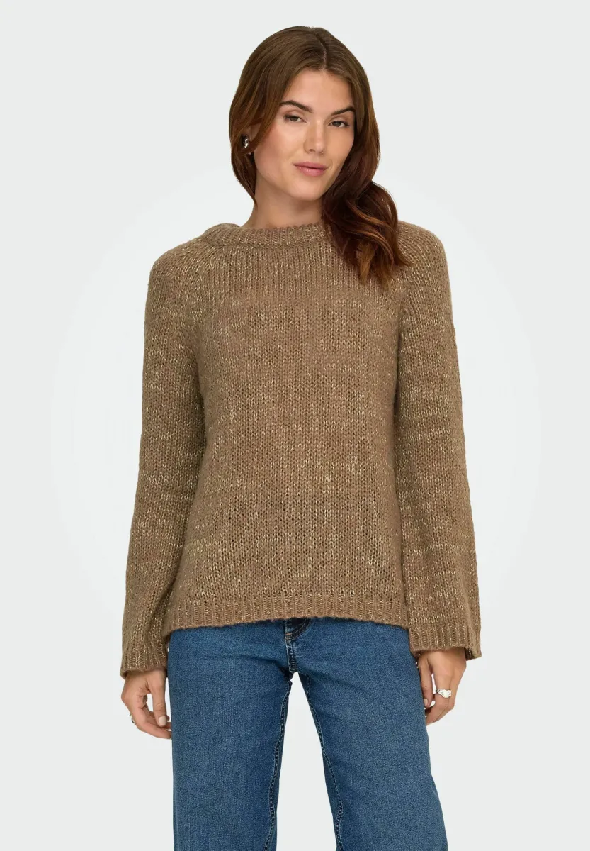 ONLSHINE - Strickpullover - cocoa créme