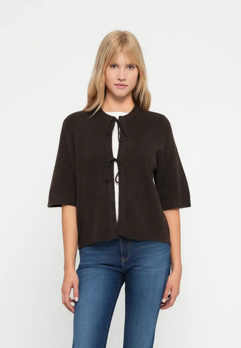 ONLSIMONI - Strickjacke - coffee beandetail