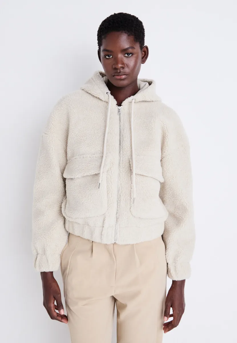 ONLTANJA HOOD JACKET - Winterjacke - pumice stone