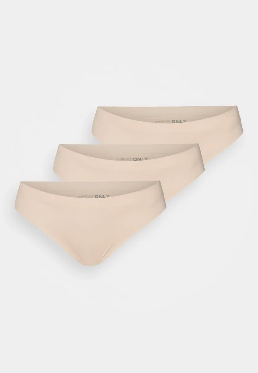 ONLTRACY BONDED BRIEF 3 PACK  - Slip - rugby tan