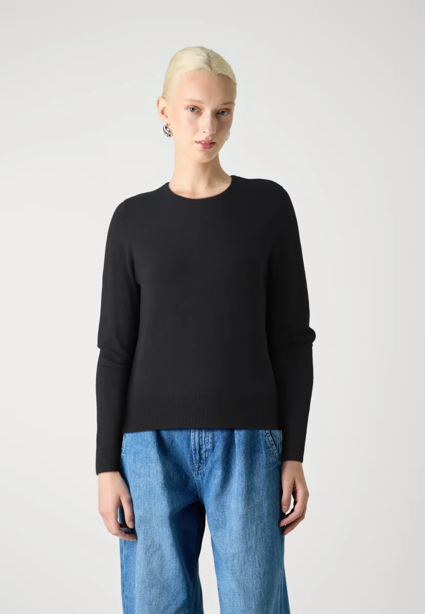 ONLVENICE LIFE ONECK - Strickpullover - black