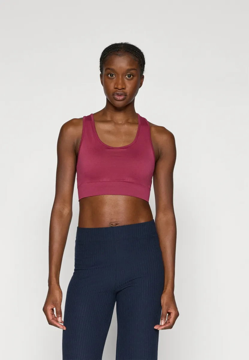 ONPDAISY-2 SEAM BRA  - Sport-BH mit mittlerer Stützkraft - rhododendron