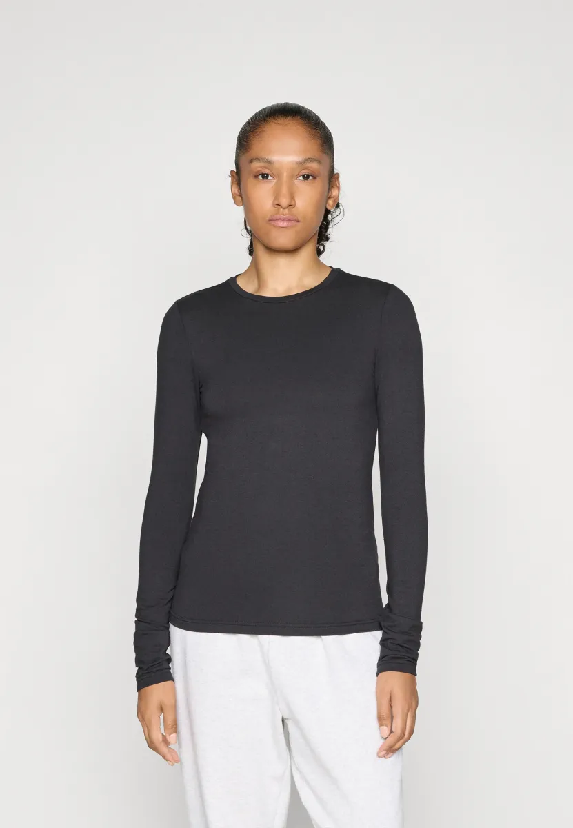 ONPFENIA SLIM TOP - Langarmshirt - black