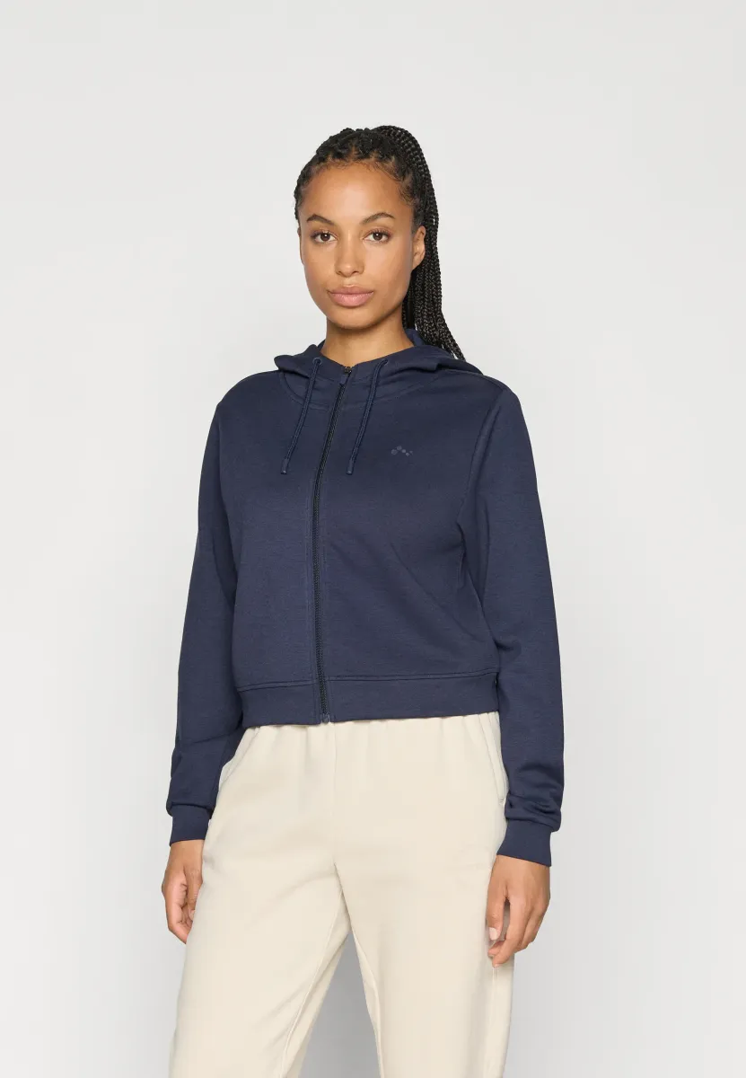 ONPLOUNGE LIFE SHORT ZIP HOOD  - Sweatjacke - night sky