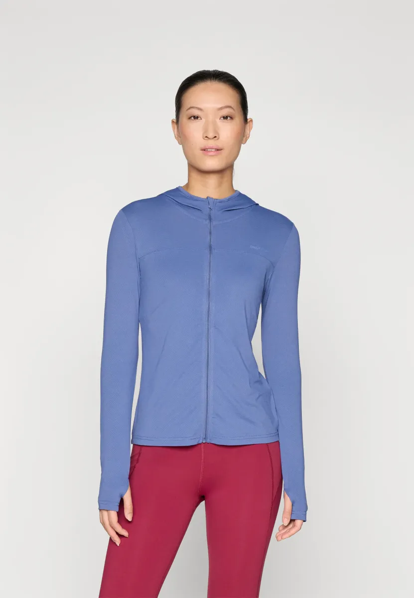 ONPMILA LIFE HOOD TOP - Trainingsjacke - coastal fjord
