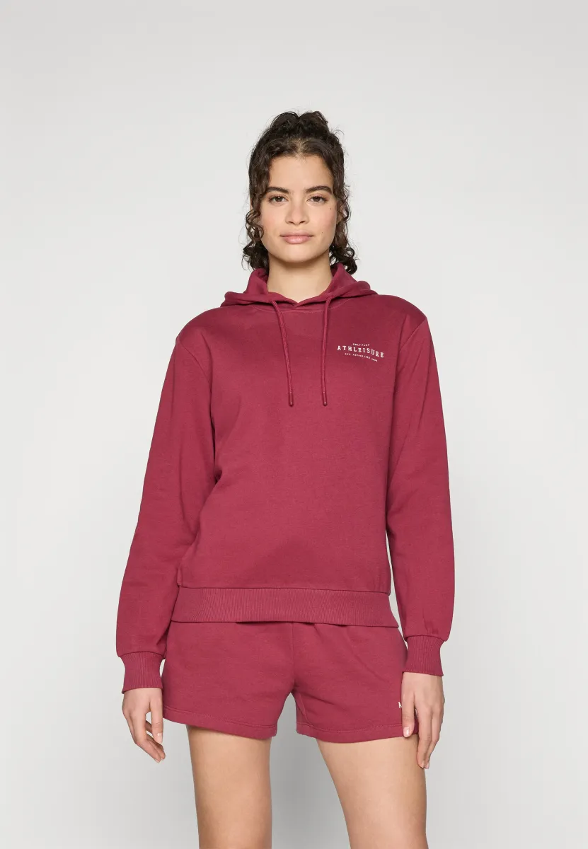 ONPPICA LIFE HOOD LOOSE BRUSH  - Kapuzenpullover - rhododendron/white